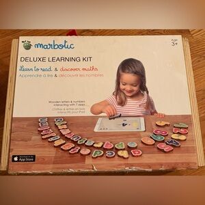 Marbotic Deluxe Learning Kit Smartest Method To Read & Count On An iPad Wooden